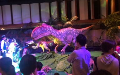 GWイベント　恐竜ランドの様子
