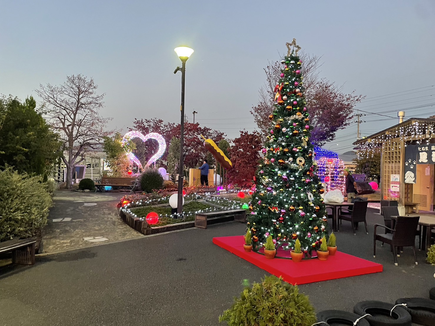 夕涼み手持ち花火イベント